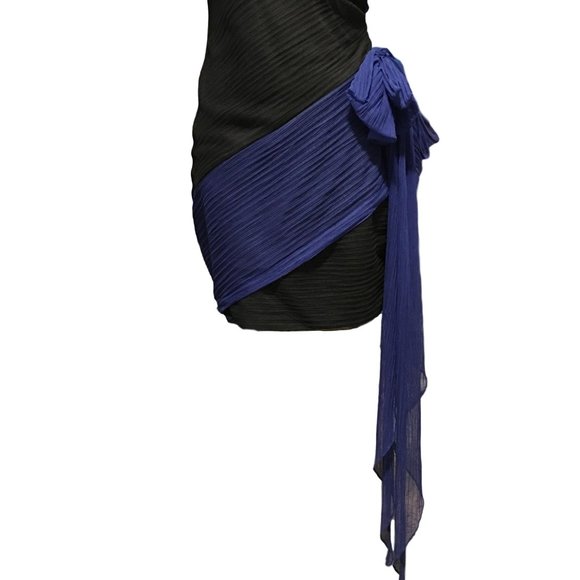 BCBGeneration Cobalt & Black Dress - Size 4 - NWT - Picture 4 of 7